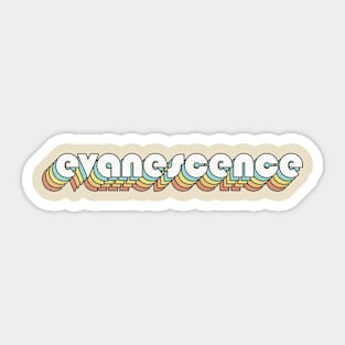 Retro Evanescence Sticker